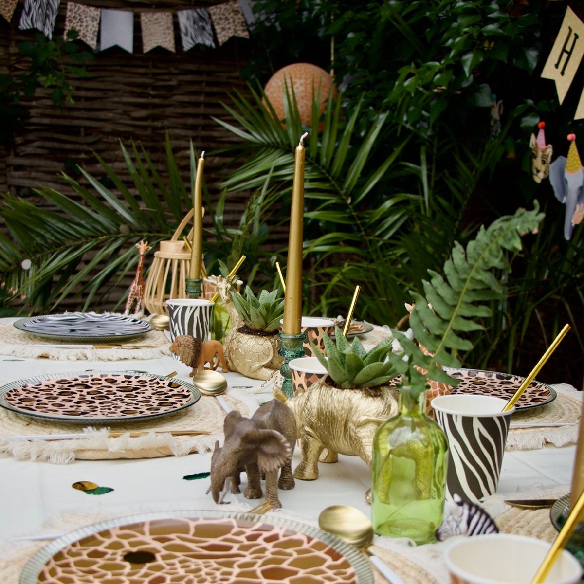 Dierenprint - 8 stuks