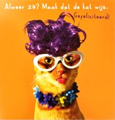 Kaart - Fun - Alweer 29? Maak dat de kat wijs, gefeliciteerd! - C1051A