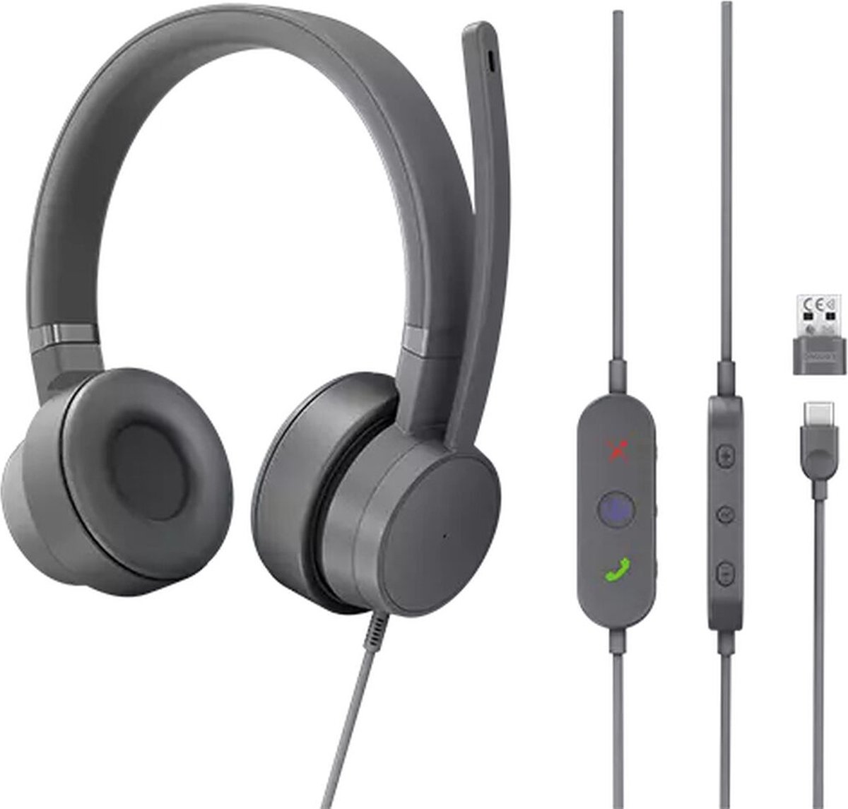 LENOVO GXD1C99243 Koptelefoon Grijs