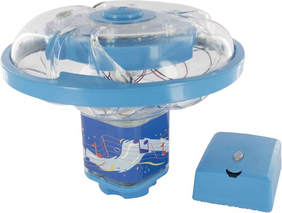 Unterwasserlichtshow Mit Fontäne Für Pool - LED Lichteffekte Mit Musiksteuerung, Blau