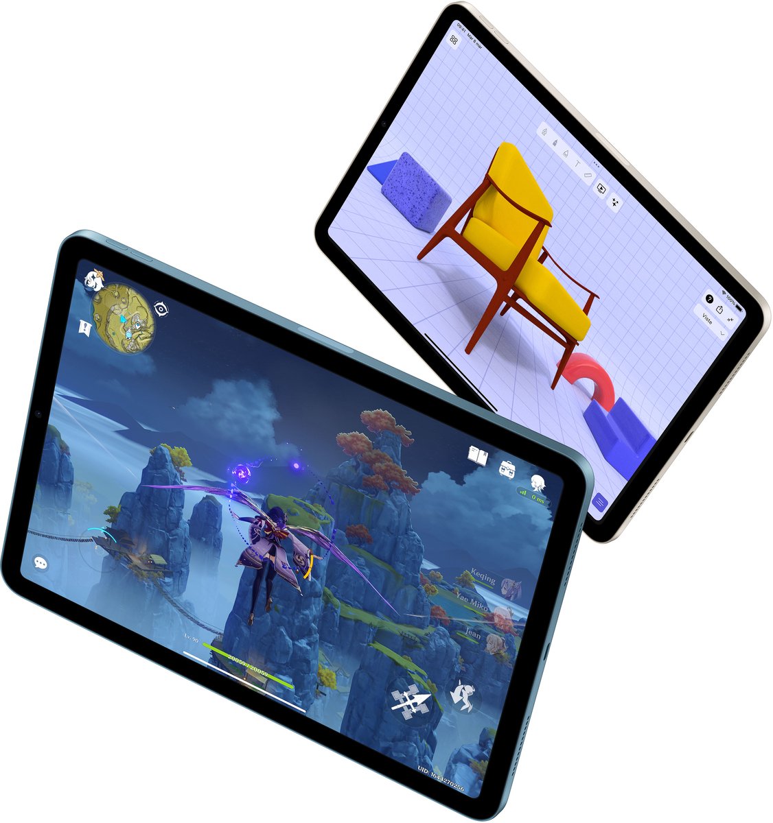 Apple iPad Air (2022) - 10.9 inch - WiFi - 64GB - Roze - 5e generatie thumbnail 4