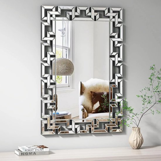 Miroir rectangle LYDIA 60x90cm doré - CH