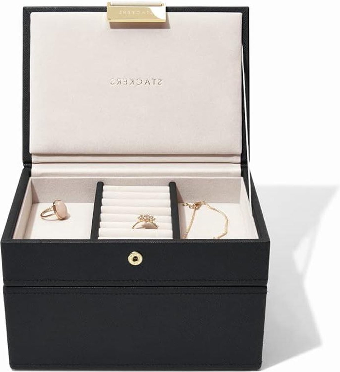 Mini Jewellery Box Lid - Black Stackers