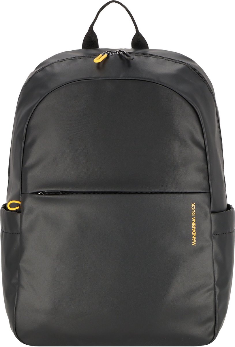 MANDARINA DUCK Laptop rugzak Rugzak met laptopvak Eco Coated Backpack Black Zwart