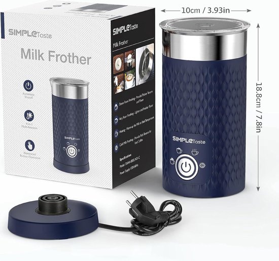 Elektrische Melkopschuimer 4-in-1, 500W, 240ml, Warme Of Koude