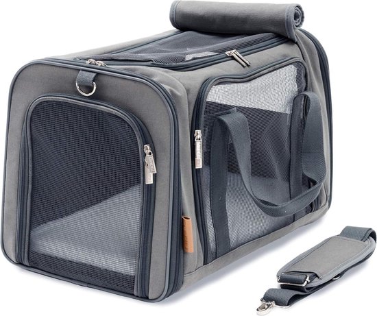 Opvouwbare kattentransportbox, opvouwbare kattendraagtas