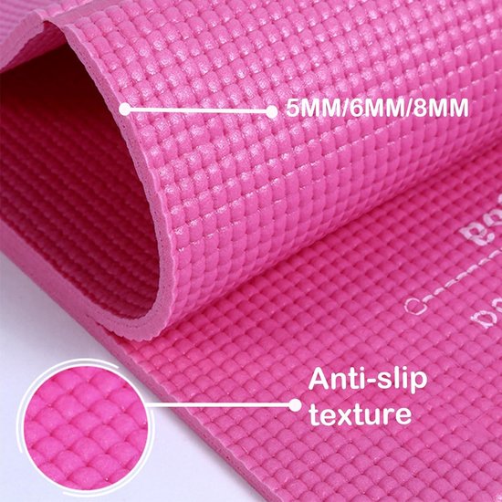 Reizen Yoga Mat 5mm Opvouwbaar Voor Vrouwen - Oefenmat Gym Mat Fitness - Ideaal Voor Yoga Jumping Rope Meditatie Yogamat — afbeelding 4