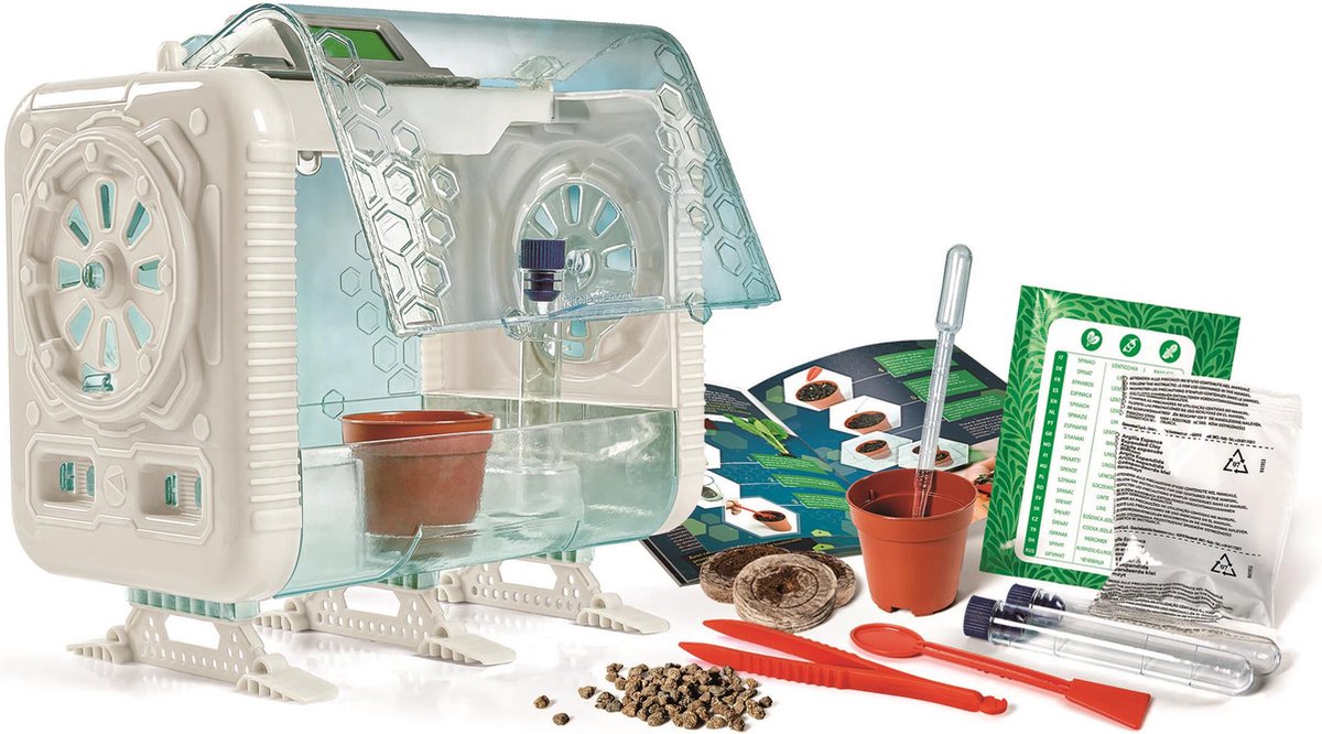 Clementoni Wetenschap en Spel - Hi-Tech Kweekkas - STEM speelgoed - Broeikas - Experimenteren met Planten - Groene vingers - Vanaf 8 jaar — afbeelding 5