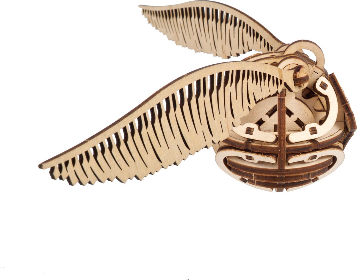 UGEARS 3D Modelbouw - Golden Snitch™ - Harry Potter™ - Mechanisch Bouwpakket Hout - Educatief Speelgoed — afbeelding 15