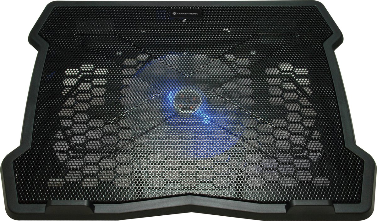 Conceptronic THANA05B Cooling-pad voor laptop In hoogte verstelbaar