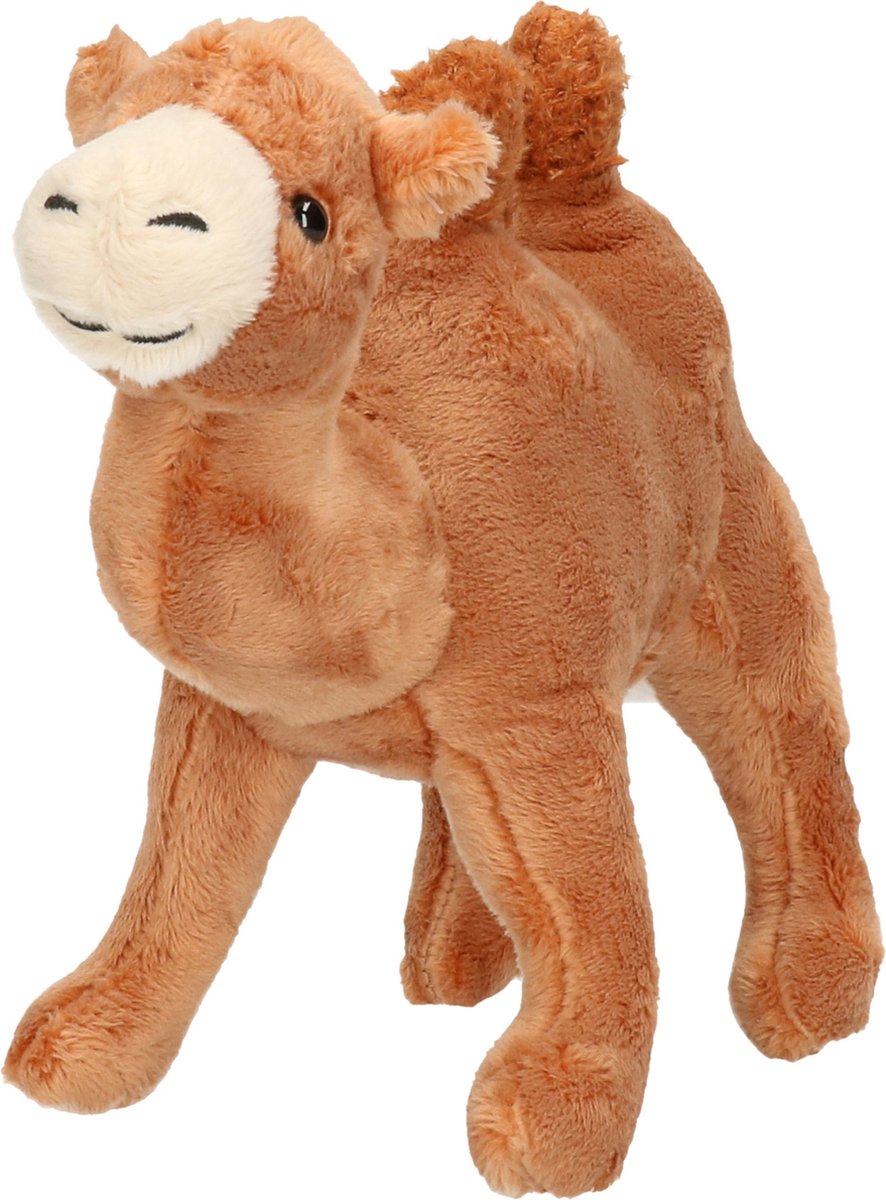 Cornelissen Kameel knuffel - pluche - bruin - 22 cm - Woestijn dieren - knuffeldier
