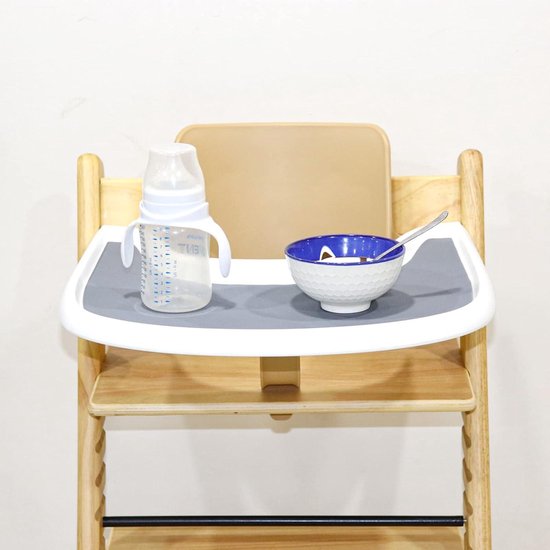 Geplastificeerd Kussenset Voor De Tripp Trapp Kinderstoel Van Stokke Linnen Bloemetjes