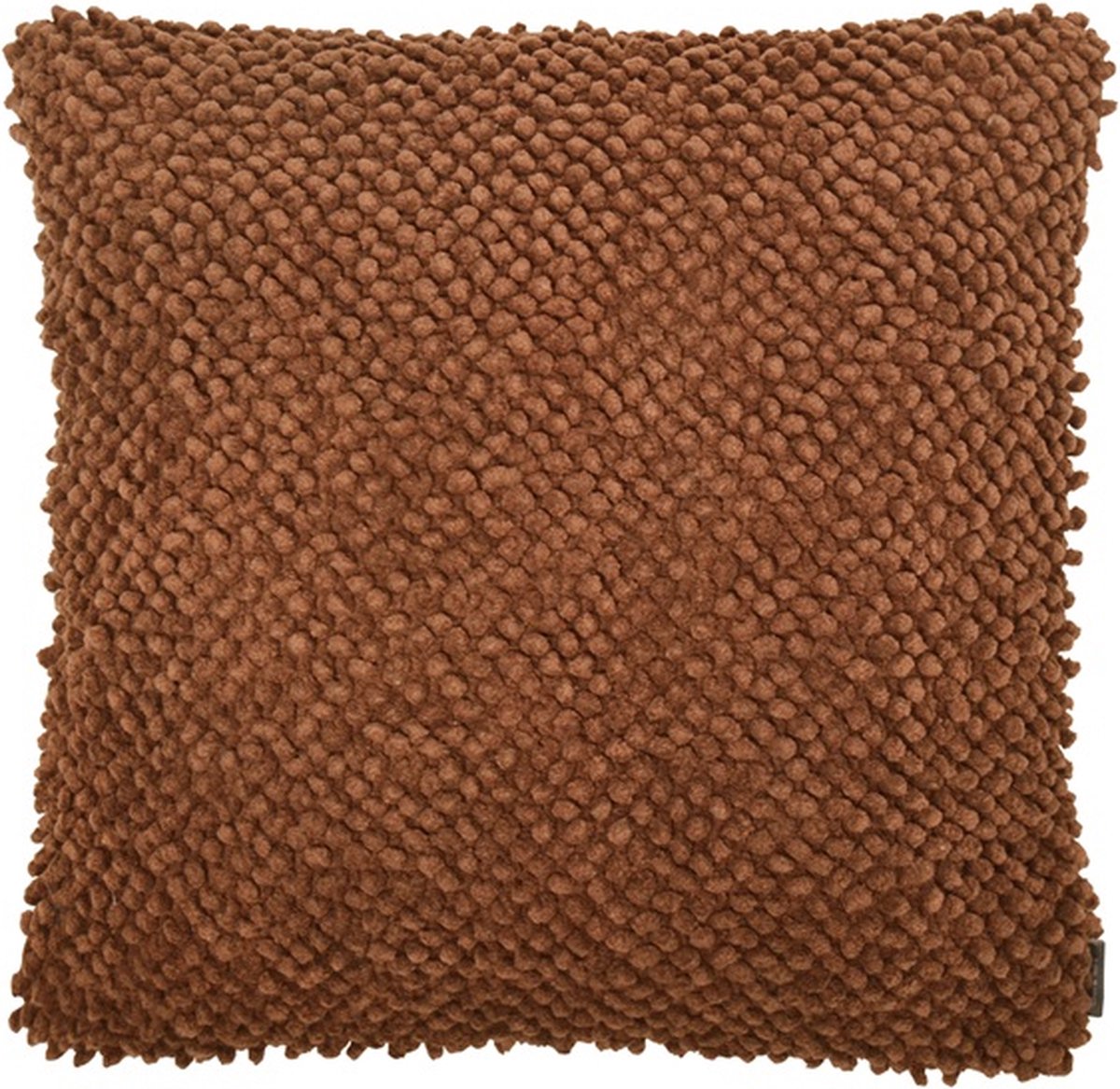 Linen & More Jumbo Dots Henna Bruin Kussen | 45 X 45 | Sierkussen Voor Woonkamer Of Slaapkamer