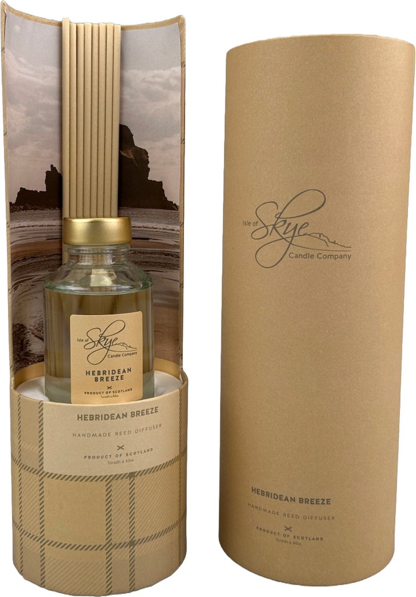 Goedkoopste Reed Diffuser Hebridean Breeze - 10 weken - Isle of Skye Candle