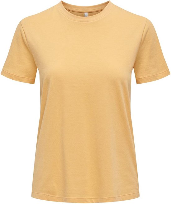 Only T-shirt Onltruly Reg S/s Print Top Box Jrs 15324394 Chamois/sais Taille Femme - XL