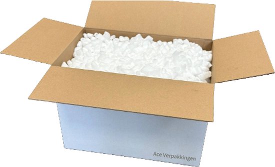 Ace Verpakkingen - Opvulchips - Opvulmateriaal - Beschermingsmateriaal - incl. doos van 49 liter