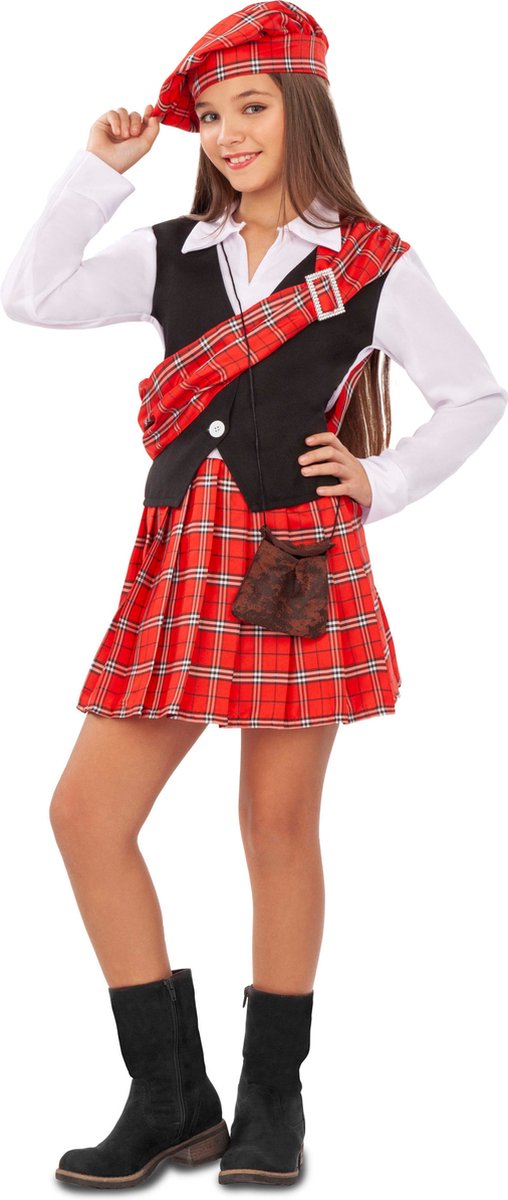 Schotse Highlander Kostuum Meisje - 5-6 Jaar