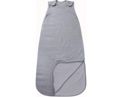 SuperLove Merino Baby Slaapzak - Cloud Grey Melange- 0-24 mnd