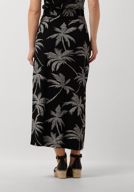Jansen Amsterdam Vp663 Jersey Printed Wrap Skirt Rokken Dames Zwart Maat XL bol