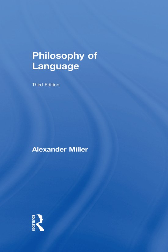 Philosophy of Language - cover