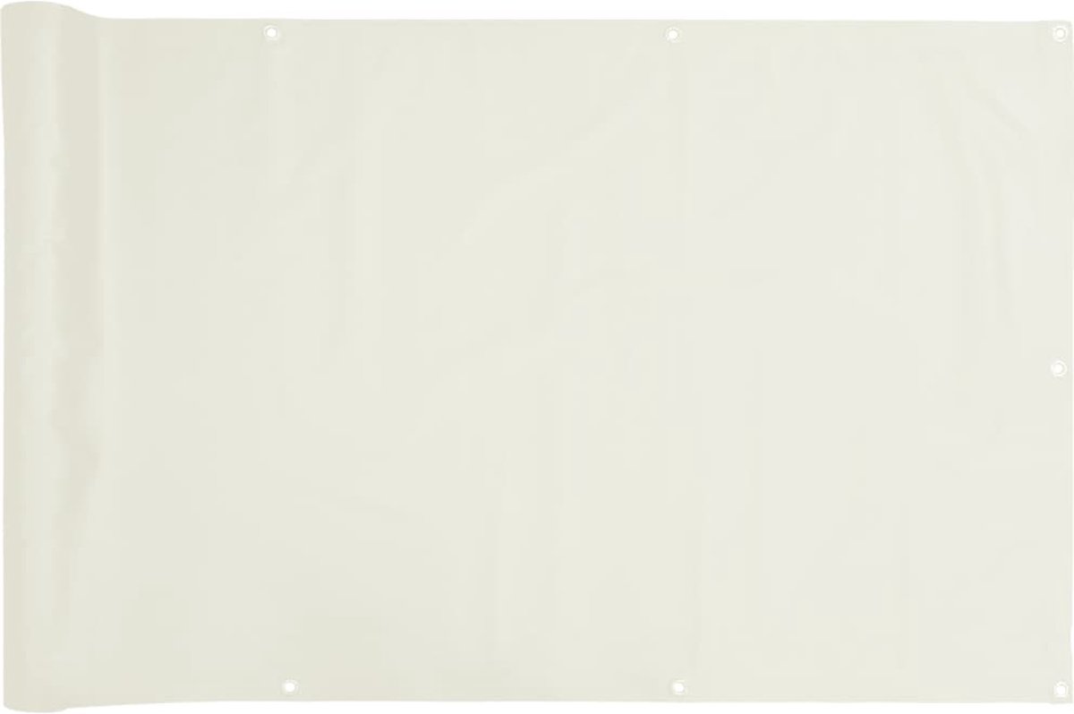 VidaXL Balkonscherm 800x90 cm PVC wit