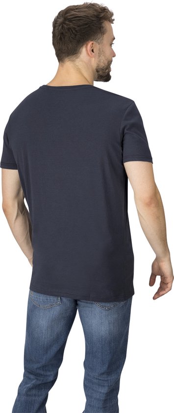 DENIMFY T-Shirt Homme coupe classique Blauw XXL Col Rond Adultes