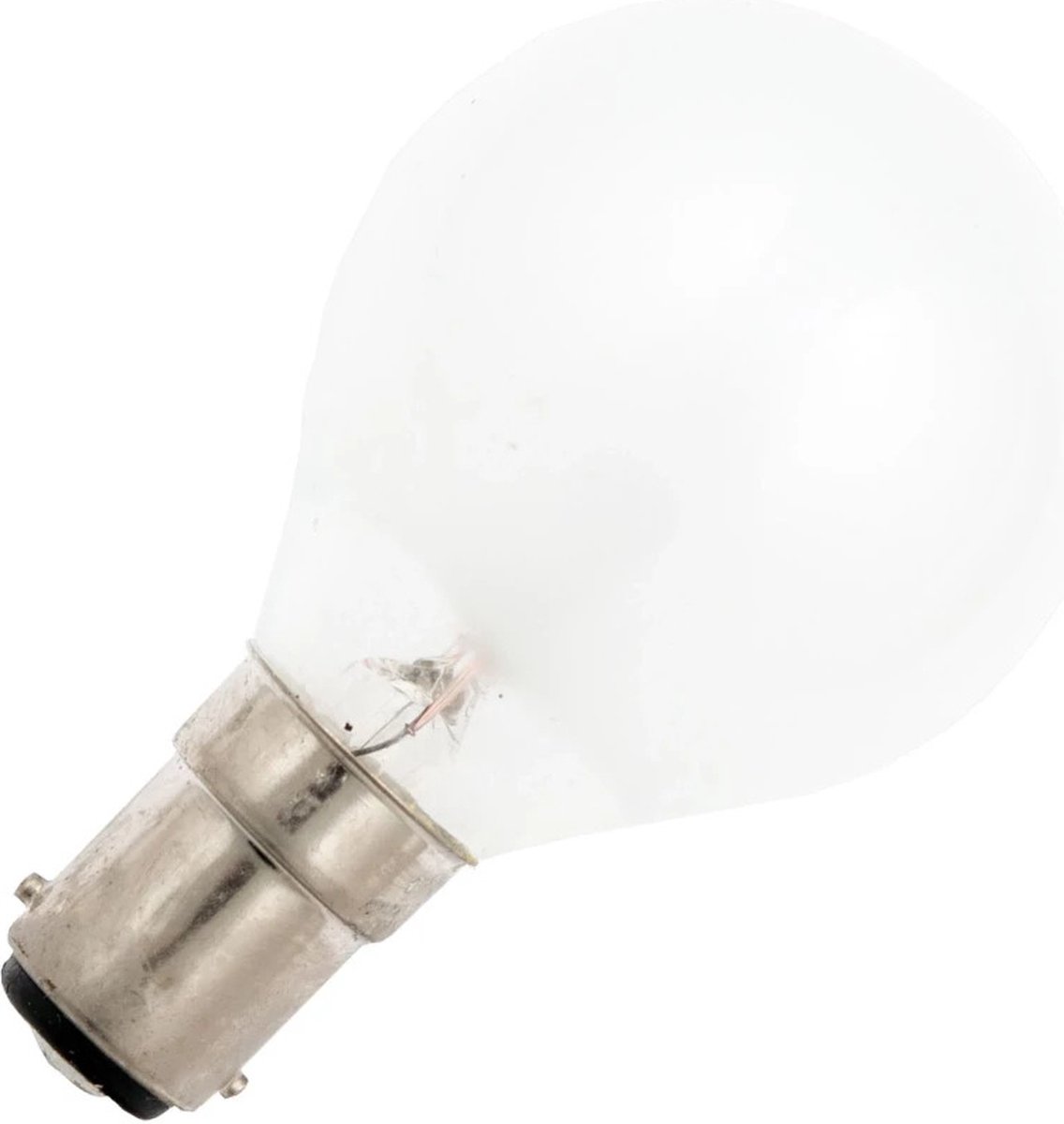 Schiefer Ba15d Kogel Gloeilamp | 40W 2700K 380lm 48V Mat | Dimbaar