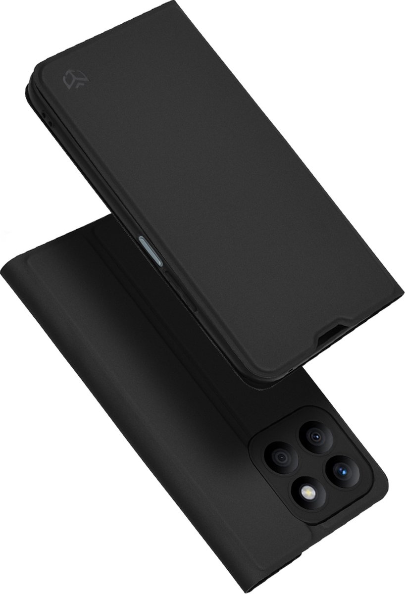 Techsuit Magskin Book Wallet Case hoesje voor HONOR X8b - Zwart