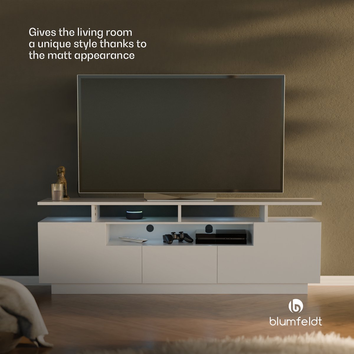Perth lowboard tv-kast 150 x 35 x 50 cm, LED