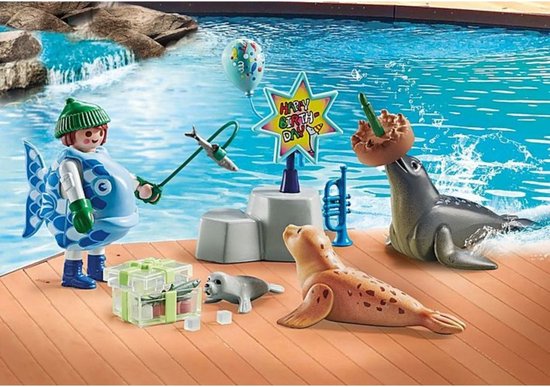 PLAYMOBIL Ma Life Nourrir les Animaux - 71448