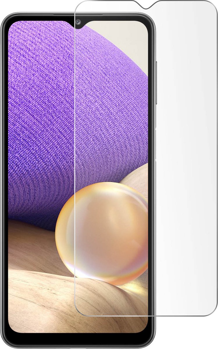 Gehard Glas Geschikt voor Samsung Galaxy A32 5G 9H Anti-vlekken transparant