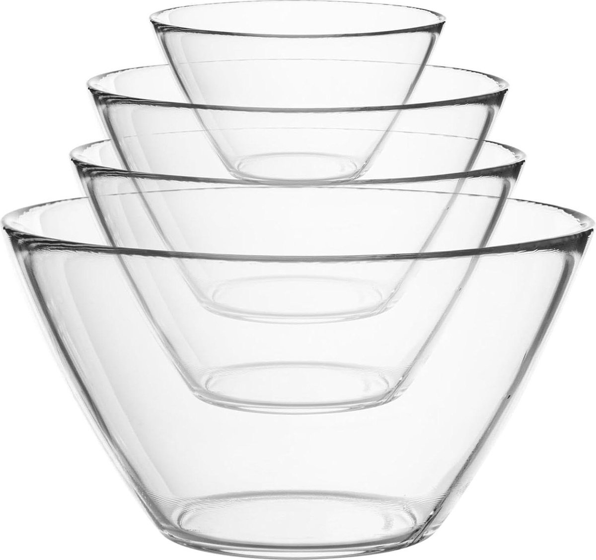 4-delige saladekomset - keukenaccessoires Schalen & Presenteerbladen