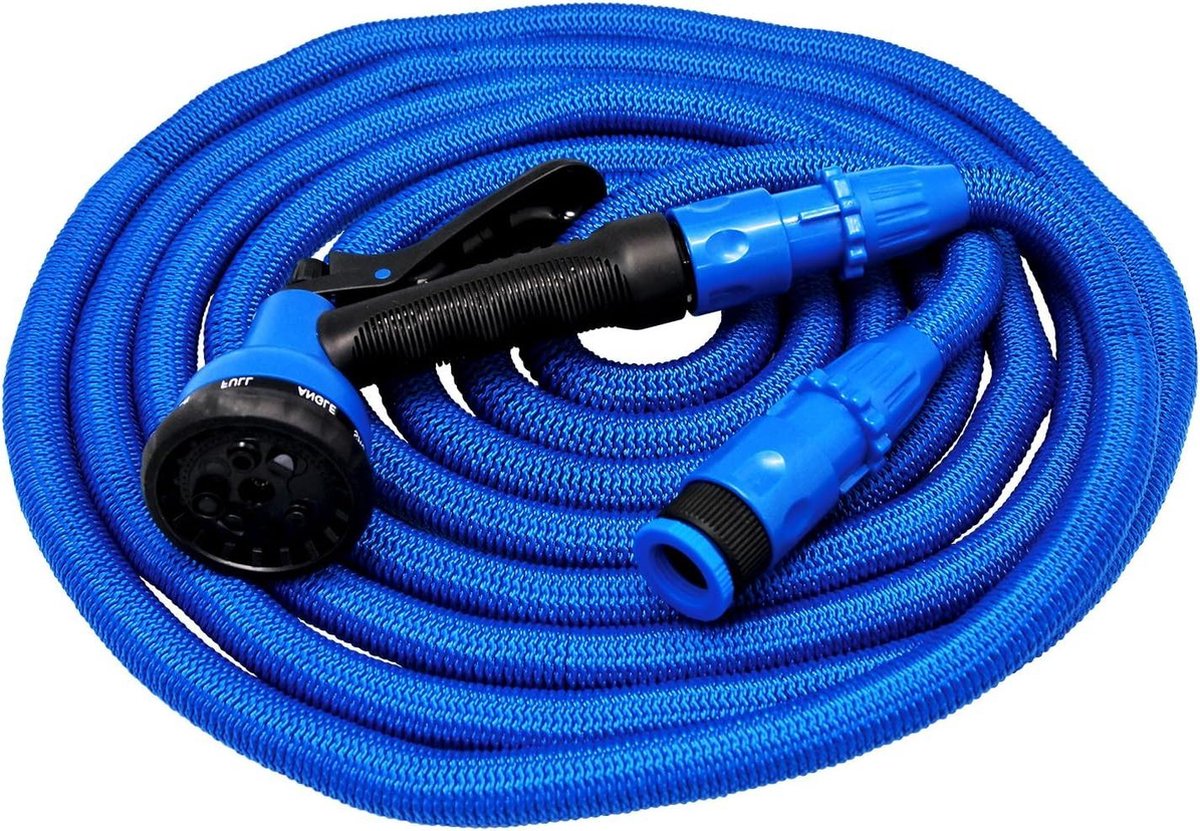Uittrekbare slang met waterdruk blauw 225 m - Xpansy Hose Pro C2622B