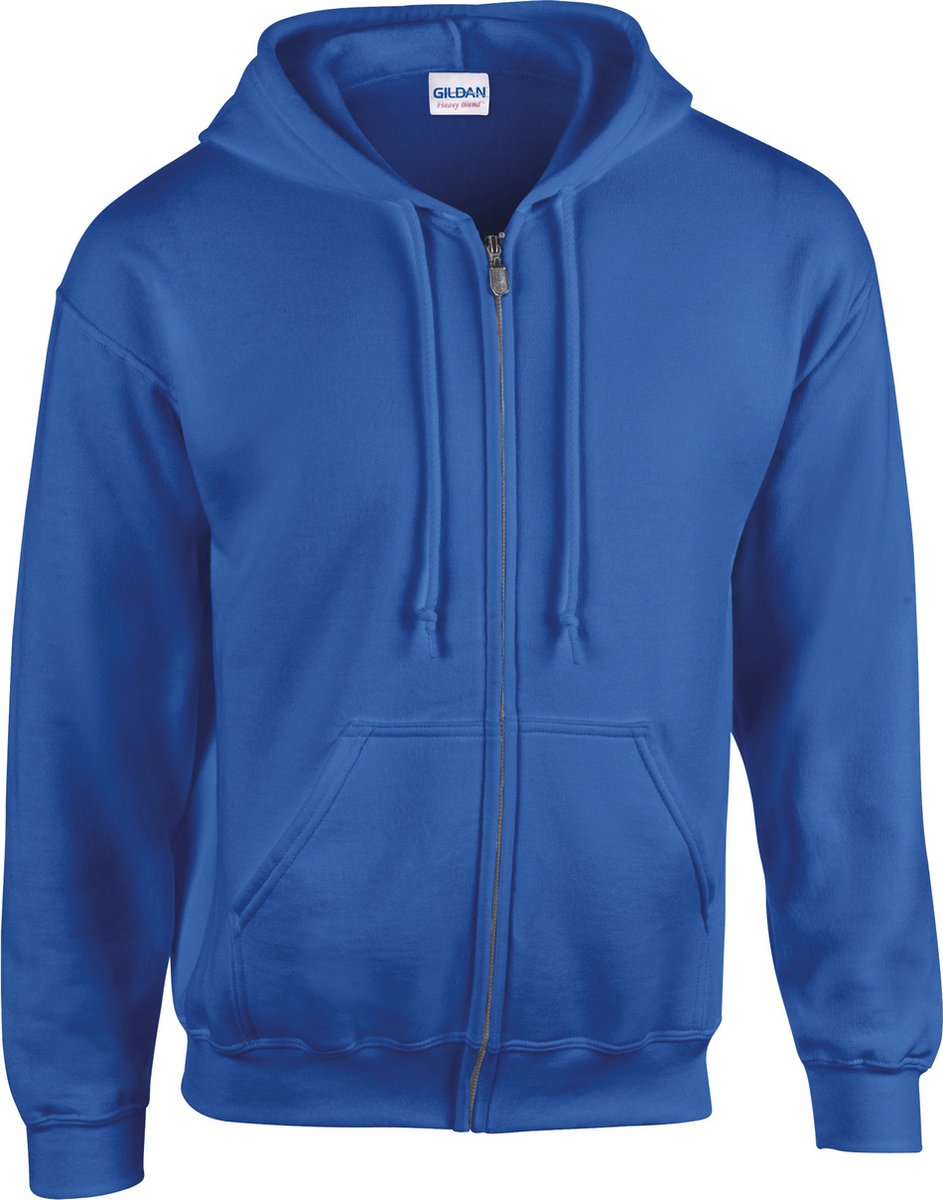 Gildan Heavy Blend™ Adult Full Zip Hooded Sweatshirt GI18600 - Royal Blue - 3XL