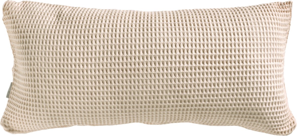 Heckettlane Kussensloop Wafel - Kussenhoes van 40x80 cm - 1 stuk - 100% Katoen - Roze