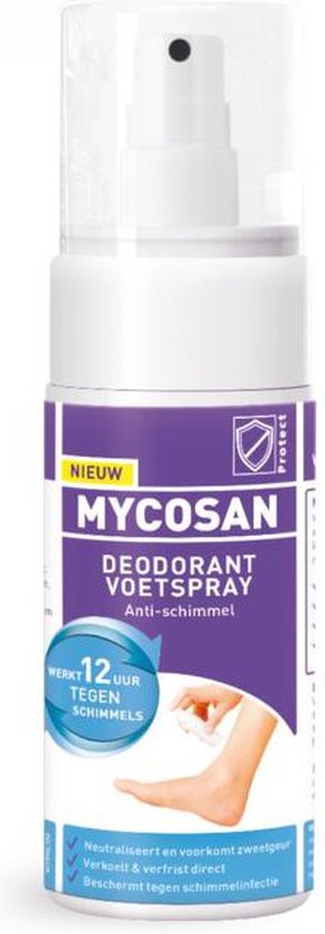Mycosan Voetspray Anti Schimmel Deodorant - 80 ml