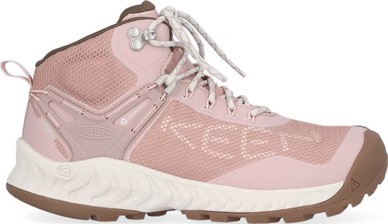 Foto: Keen nxis evo mid dames wandelschoenen fawn peach whip maat 37 5