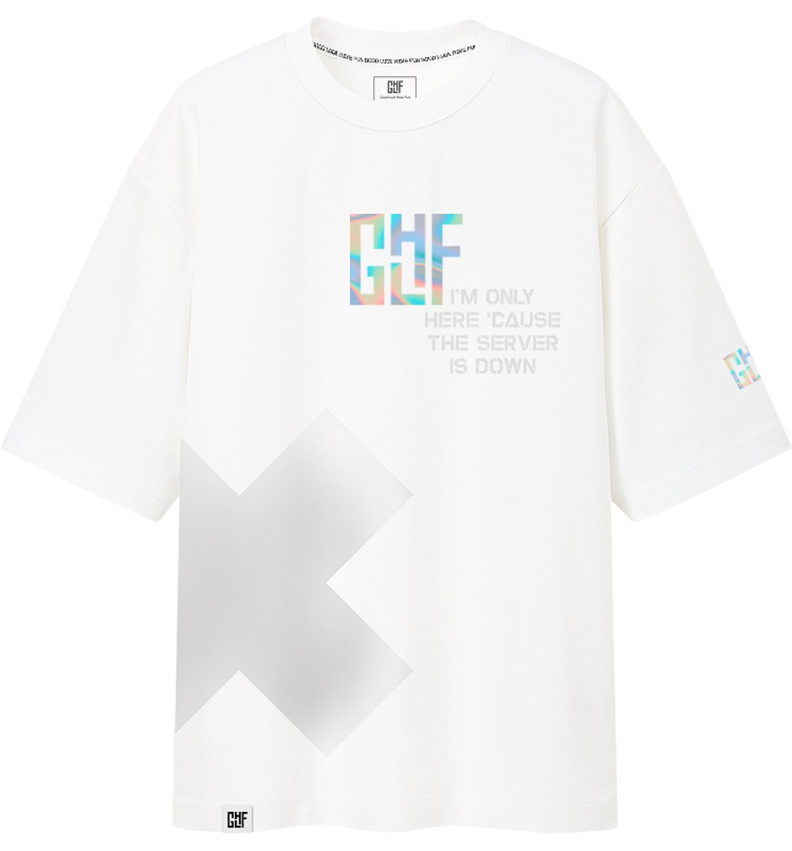 FragON - T-shirt - Server Down - Wit - Maat L/XL