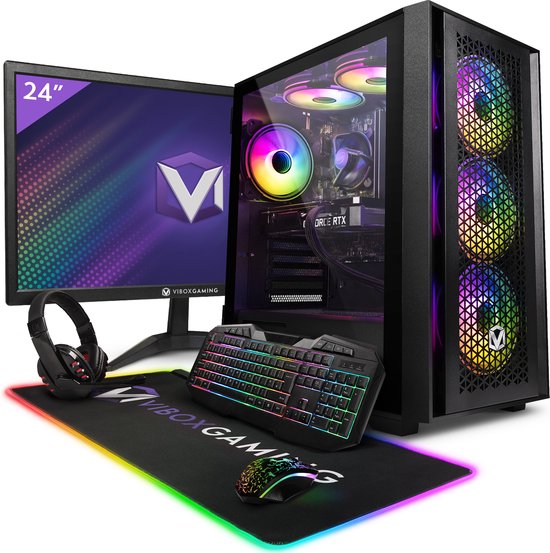 Vibox III-414 PC Gamer Complet • 23 Écran • Intel Core i7 12700KF