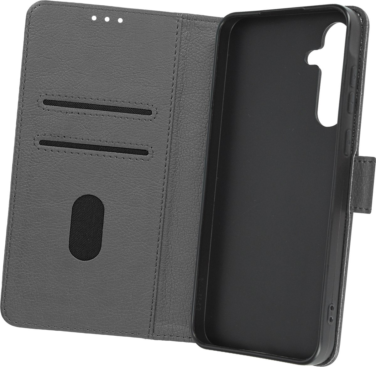 Avizar Foliohoes Geschikt voor Samsung Galaxy A55 Video-ondersteuningsportfolio, Grijs