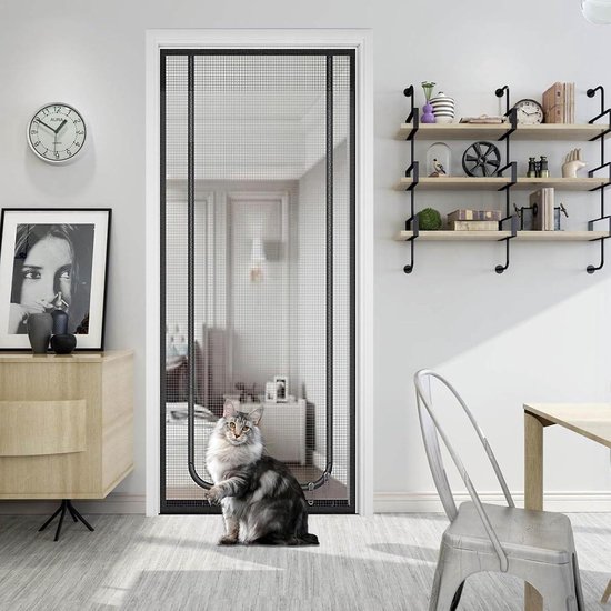Kattenrooster voor balkondeur, vliegengaas, balkondeur, huisdierscherm