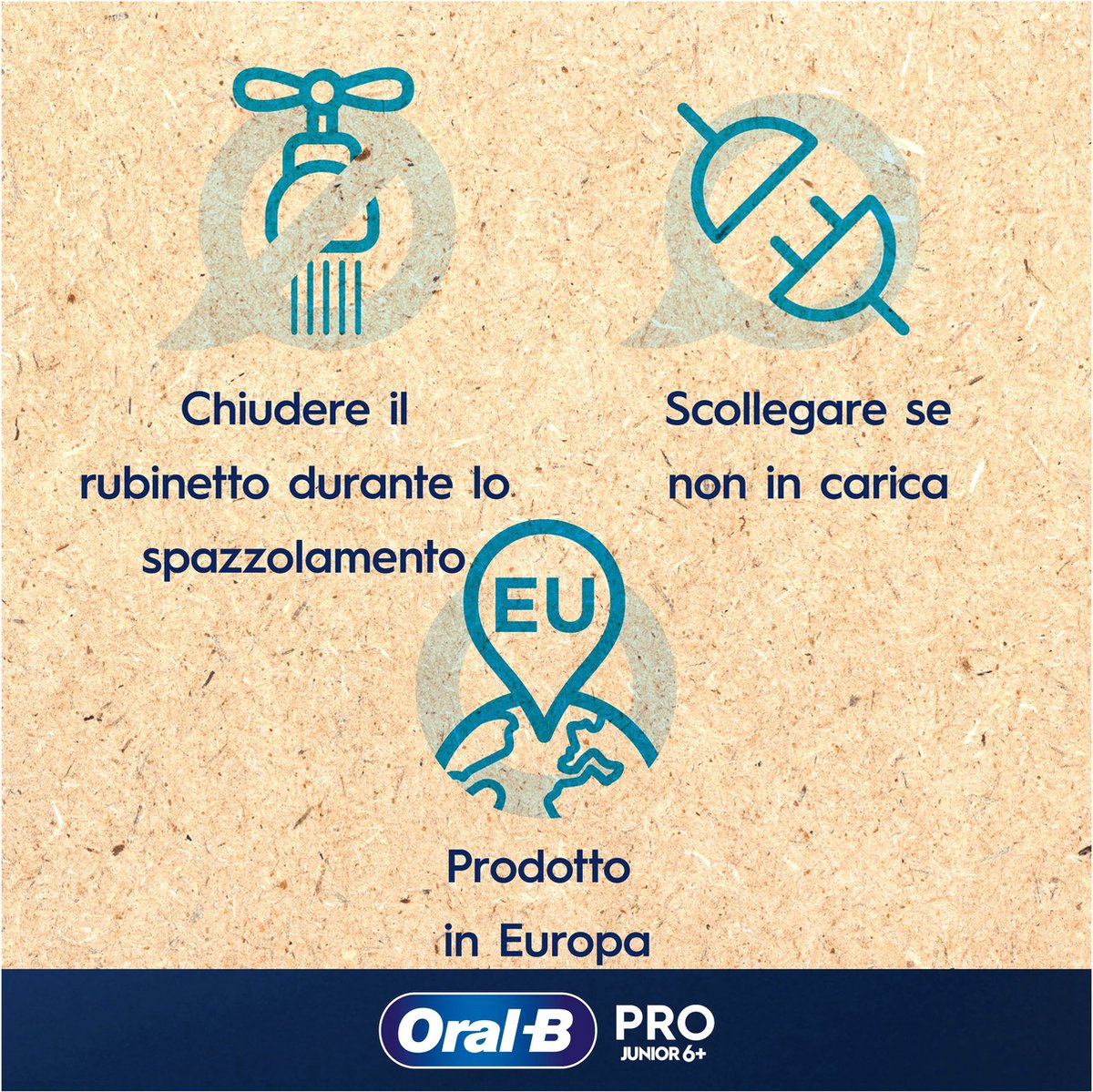 Afbeelding 2 van Oral-B PRO Junior 6+ Paars Elektrische Tandenborstel