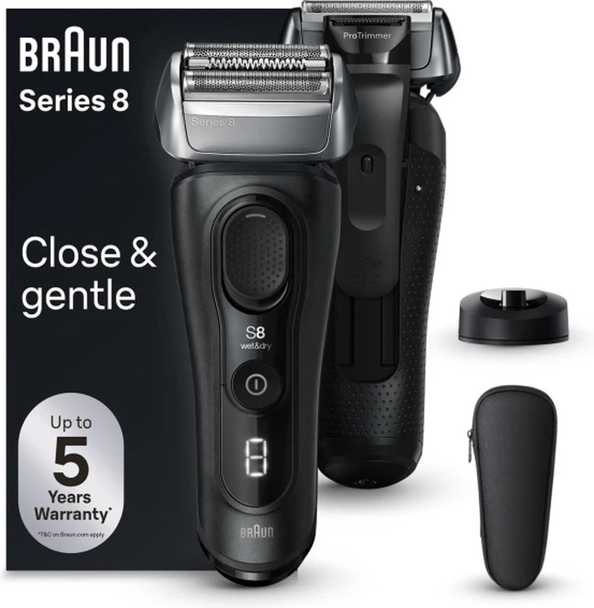 Braun Series 8 8510s Scheerapparaat Zwart