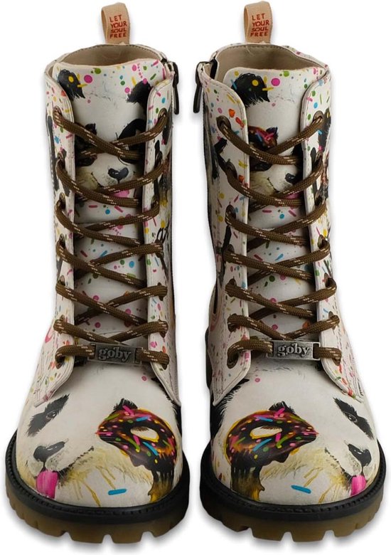 GOBY - Look At The World Differently - Bottines - Bottes femme - Bottes femmes - Haute qualité - Fait main - Taille 42