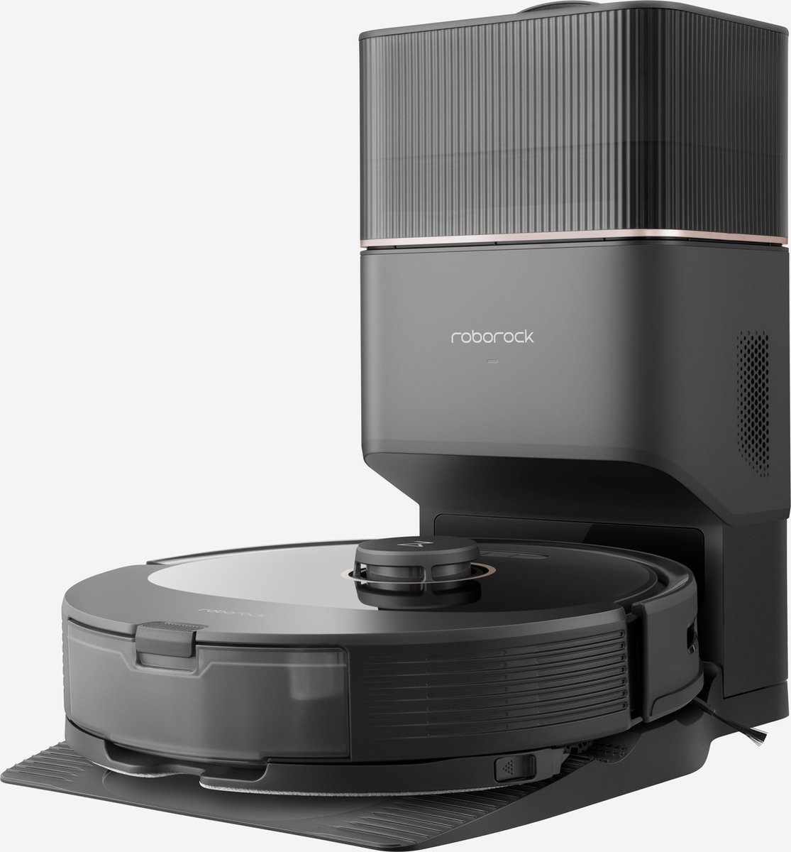 Roborock Q8 Max+ robotstofzuiger 0,77 l Stofzak Zwart