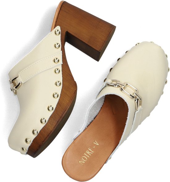 Notre-V 8698 Clogs Dames - Wit - Maat 38