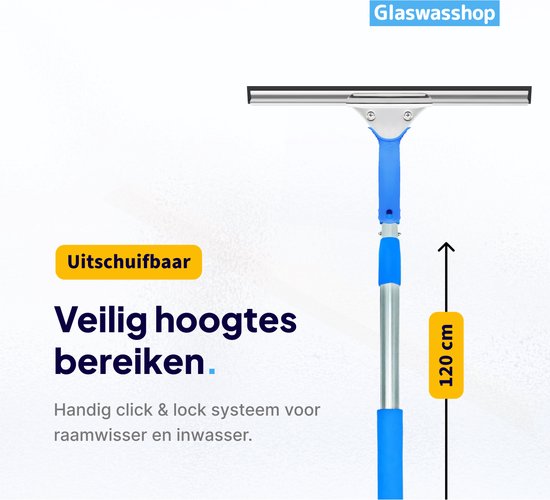 Raamwisser met spons en tele. steel (type 473952 Raamwisser met spons en tele. steel (type 473952