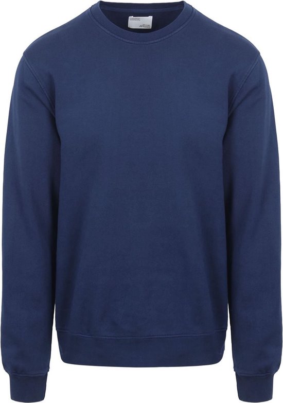 Colorful Standard - Sweater Organic Blauw - Heren - Maat L - Regular-fit