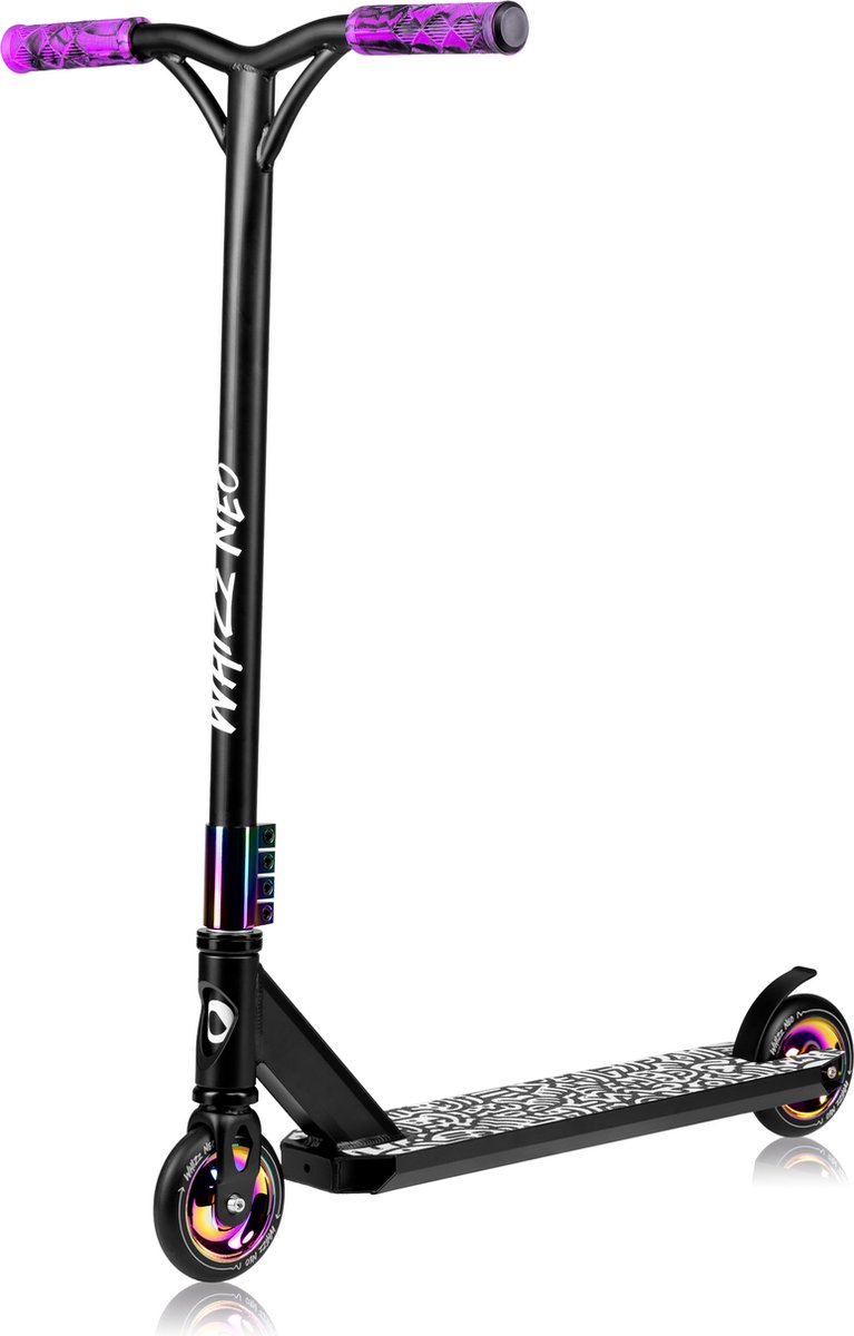 Lionelo Whizz Step - 110mm PU Wielen - T-Bar Stuur - 100 kg Draagvermogen - ABEC-9 Lagers - Voor Jongens en Meisjes — afbeelding 6