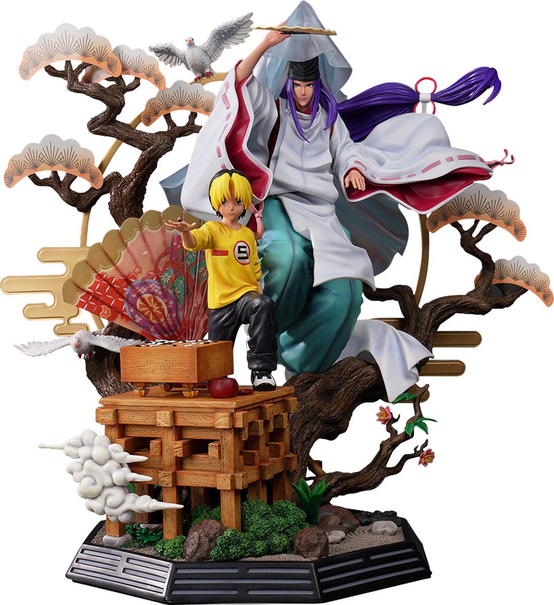 HEX Collectibles Hikaru No Go - Statue - Shindou Hikaru & Fujiwara-no-Sai: The Divine Move 1/6